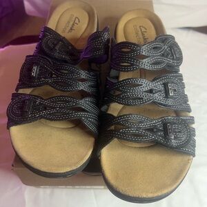 🔥Clarks Women's Black Sandals🔥
